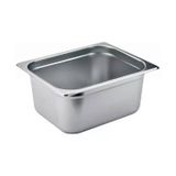 Tanque Gastronômico Em Aço Inoxidável 1/2 10cm Com Tampa 6l