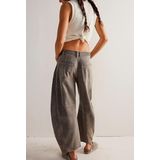 Barrel Jeans Eynuo Free People Doop Leopard Para Mulheres