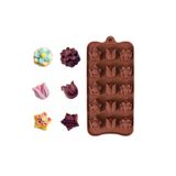 Flores De Silicone Com Molde De Chocolate 21,5 Cm X 11,5 Cm