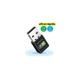 Antena Adaptadora Usb Wifi Ac600 De Banda Dupla Ultrarrápida