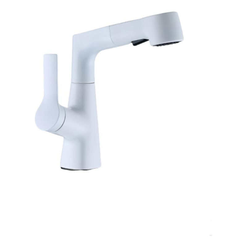 Faucet Pull Multifuncional De Cobre Para Água Fria E Quente