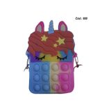 Brinquedo Antistress Wallet Pop It Para Crianças 14x8,5cm