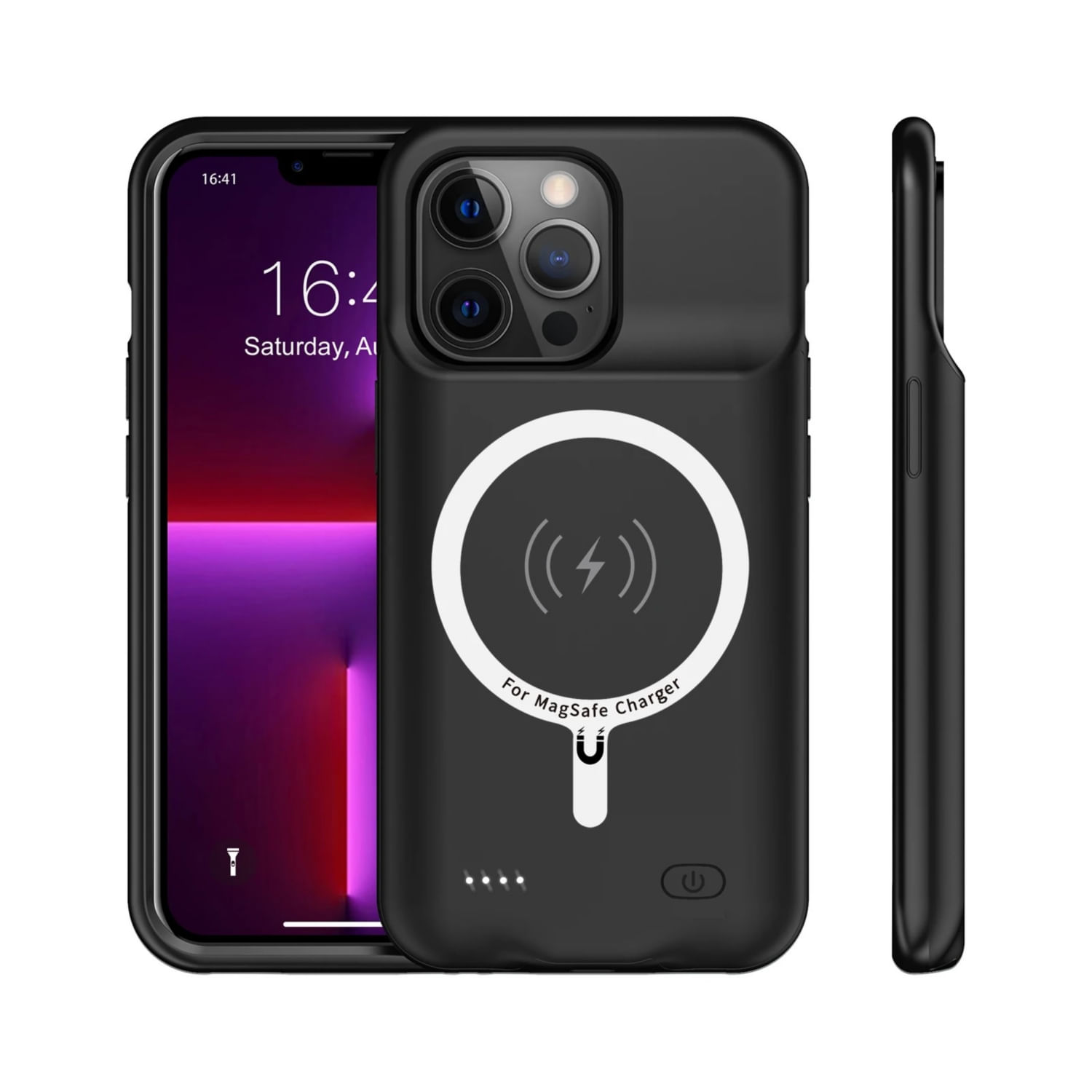 Capa De Bateria Compatível Com Iphone 14 Pro Max 8500mah