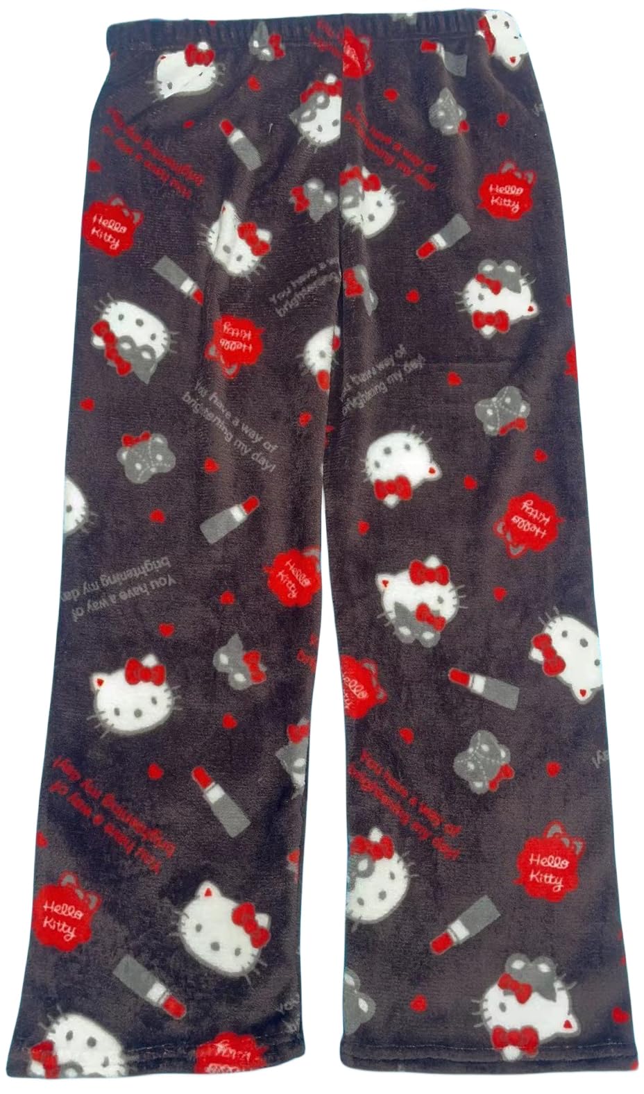 Calças De Pijama Kunsecsh Anime Cartoon Flannel Para Mulheres/meninas