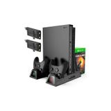 Suporte De Carregador Com Ventilador, 2 Baterias E Armazenamento Para Xbox Series
