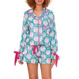Pijamas Sookabeila Christmas Y2k Femininos Com Gravata Borboleta E Shorts