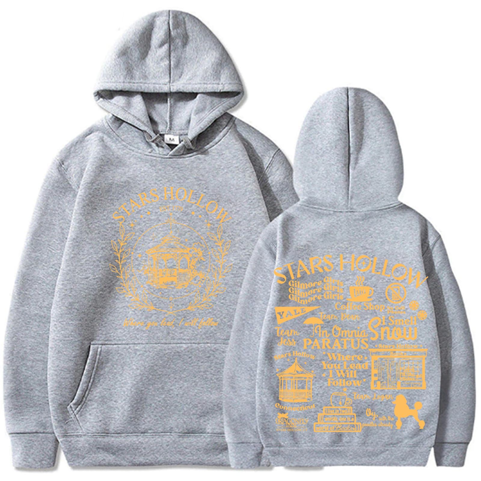 Hoodie Develtz Stars Hollow Where You Lead I Will Follow