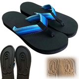 Chinelos Jyknzpan Em Formato Oculto, Estampa Engraçada, Azul