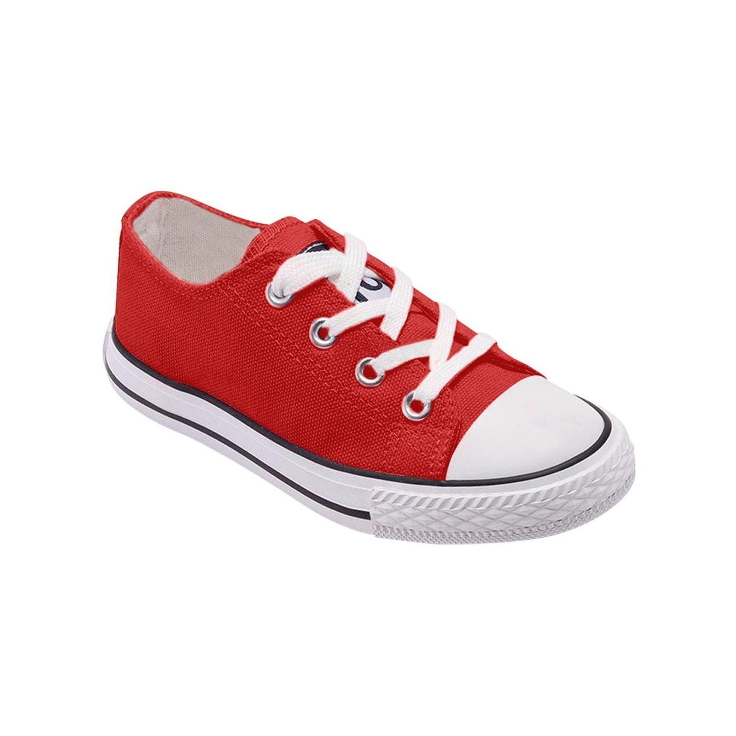 Sapatos Casuais Sneaker Urban Canvas Para Crianças Vermelhos