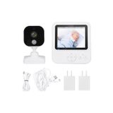 Câmera De Monitor De Bebê Com Microfone E Visão Noturna