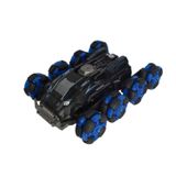Controle Remoto Rc Car Gesture De 8 Rodas, Azul Transformável