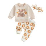 Outfit Socutebabe Toddler Baby Girl No Dia De Ação De Graças Da Turquia 6-12m