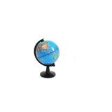 Globo Do Mapa Mundial Girando Com Base De 15 Cm De Diâmetro