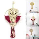 Tapeçaria Para Pendurar Na Parede Creative Owl Cotton Rope Woven