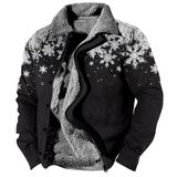 Casaco Zocavia Western Aztec Fleece Para Homem Preto Tamanho L