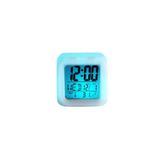 Cubo De Led De Despertador Digital Com Luz Que Muda De Cor