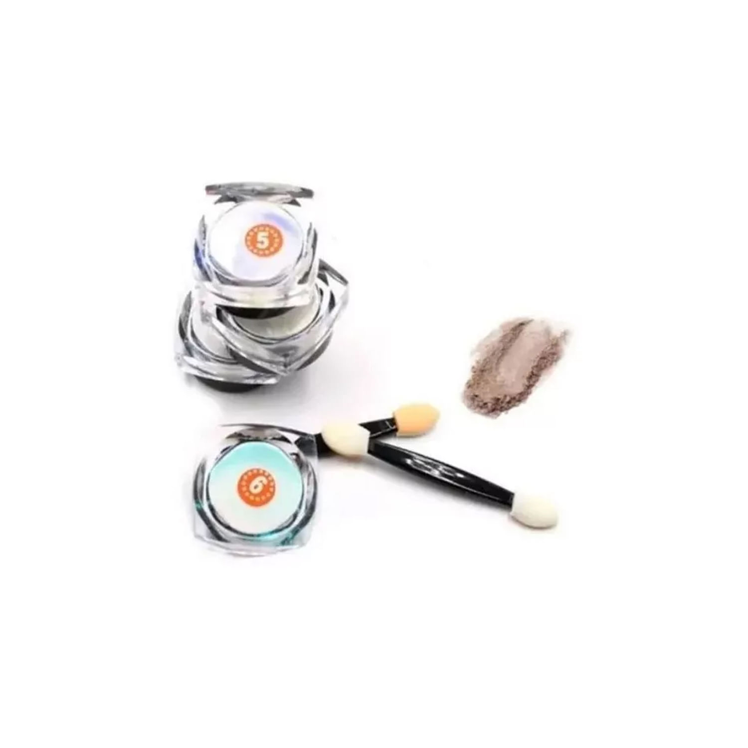 Pacote De Pós Mirror Effect Com 24 Cores Variadas, 2 G Cada