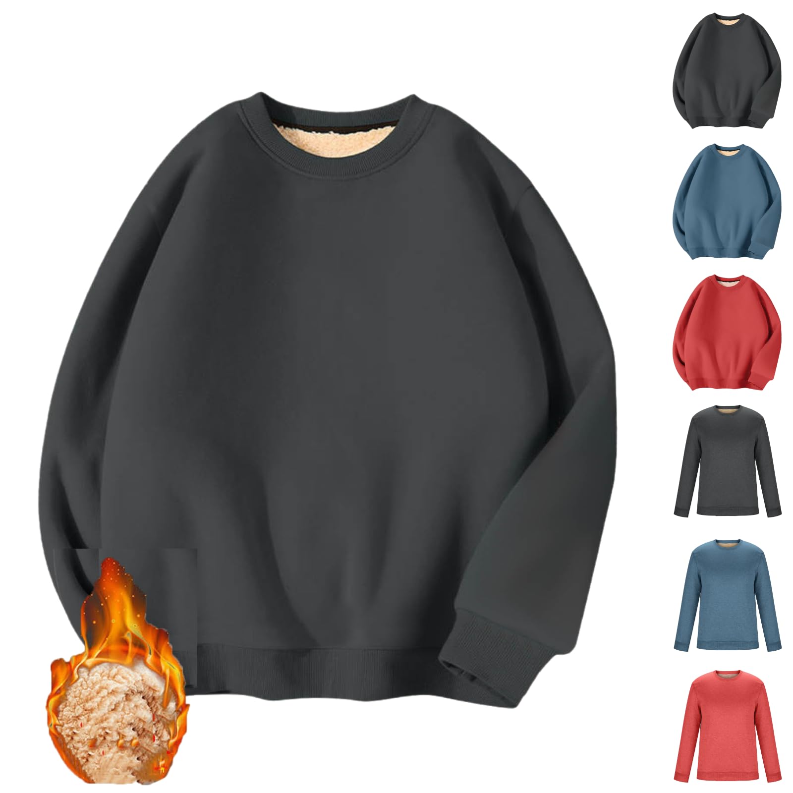 Moletom Com Capuz Eiocyth Heavyweight Para Homens Black Winter Clearance