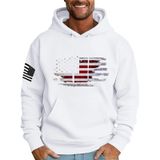 Moletom Com Capuz Mlyyjckg, Moderno, De Lã Grande, Branco, 3gg, Masculino