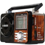 Rádio A Pilha E Tomada Am Fm Sw Pendrive Com Sd Radinho Usb - Aturn Shop