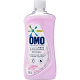 Lava Roupas Líquido Omo Para Roupas Finas E Delicadas Original Frasco 450ml