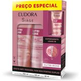 Kit Eudora Siage Promopack Nutri Rose 3 Produtos - Shampoo + Condicionador + Leave-in