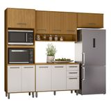 Cozinha Modulada Criare 5 Peças Com Tampo Poliman Móveis