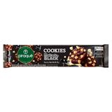 Biscoito Piraquê Cookies Leite Maltado Black Com Gotas De Chocolate Branco 80g - Embalagem Com 40 Unidades