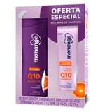 Kit Hidratante Corporal Monange Firmador Q10 200ml + Creme De Mãos 75g