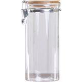 Pote De Vidro Hermético Com Tampa Redondo 1,5l 23x10cm