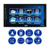 Kit Multimídia Argo Cronos 7 Pol Mp5 Bt Usb Radio Sd Espelhamento