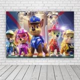 Painel Retangular Patrulha Canina 1,5x1,0m Lona Fosca