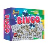 Jogo De Tabuleiro Bingo Com Peças De Madeira - 48 Cartelas