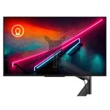 Suporte De Mesa Para Monitor Até 24 Articulado Com Regulagem Contínua De Altura Octoo Clipway-m1 Titanium