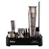 Aparador de Pelos Philco PAP03 Multigroom Aqua 12 em 1 Prata 3W Bivolt