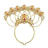 Kit 30 Tiaras Douradas De Princesa Rainha Encanto E Glamour