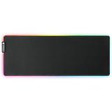 Mousepad Gamer Com Iluminação Rgb Octoo Game Base Preto