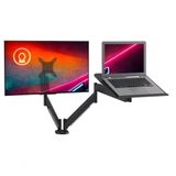 Suporte De Mesa Para Monitor Até 26 E Notebook Até 16 Articulado Octoo Clipway-n1 Preto