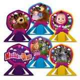 Decoração De Mesa Masha E O Urso- 6 Itens