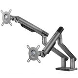 Suporte Para Monitor Até 32 Articulado Duplo Com 2 Saídas Usb Octoo Clipsmart-design- 2 Titanium
