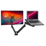Suporte De Mesa Para Monitor Até 26 E Notebook Até 16 Articulado Octoo Clipway-n1 Base Titanium