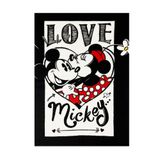 Pano De Copa Felpudo Estampado Dohler Mickey E Minnie