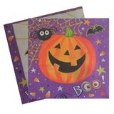Guardanapo Estampado Halloween Roxo - 20 Unidades