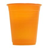 Copo Descartável Laranja De Festa - 200ml - 50 Unidades
