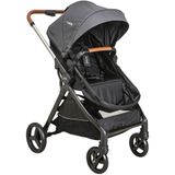 Carrinho De Bebe Moises Passeio Kiddo Speedy Melange Grafite