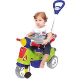 Triciclo Passeio E Pedal Para Bebe Maral Moto Avespa Extreme