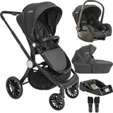 Carrinho De Bebe Moises Bebe Conforto Base Kiddo Sunny Preto