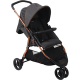 Carrinho De Bebe 3 Rodas Berço Passeio Burigotto Cr3 Gray Cobre