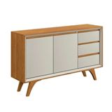 Buffet Piazza 2 3portas Gavetas Mavaular Off White Naturalle