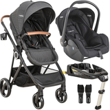 Carrinho De Bebe Bebe Conforto Base Isofix Kiddo Cosmos Preto
